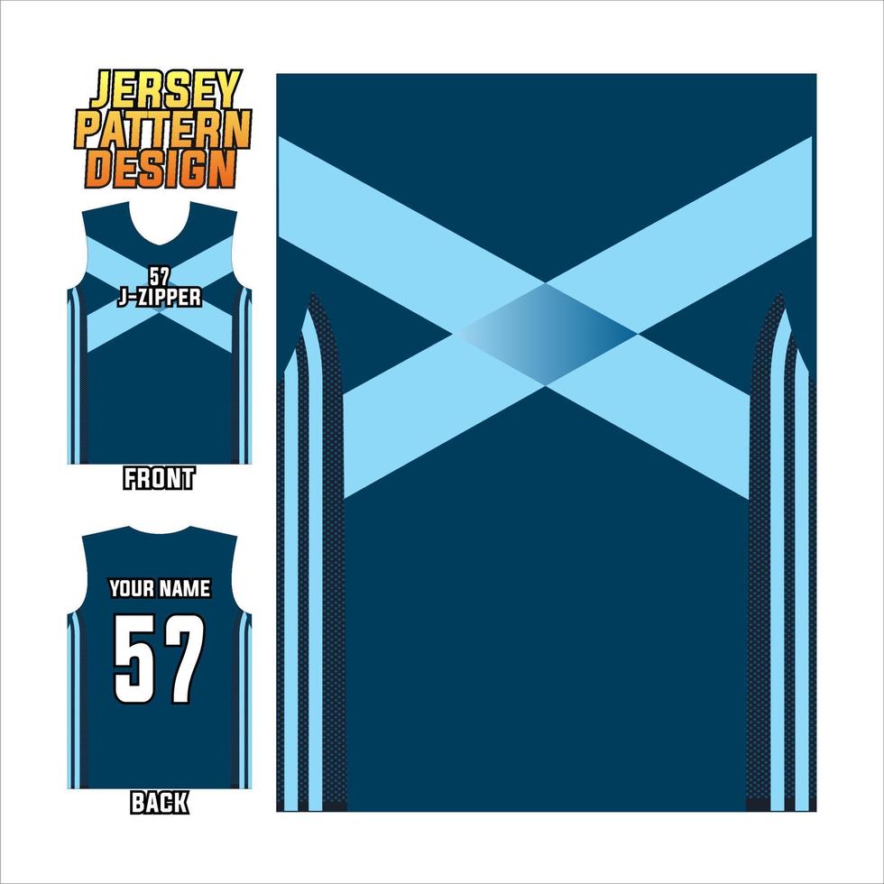 Abstract design pattern for sports jersey printing. sublime jersey templates for soccer, badminton, cycling, basketball, volleyball, etc vector