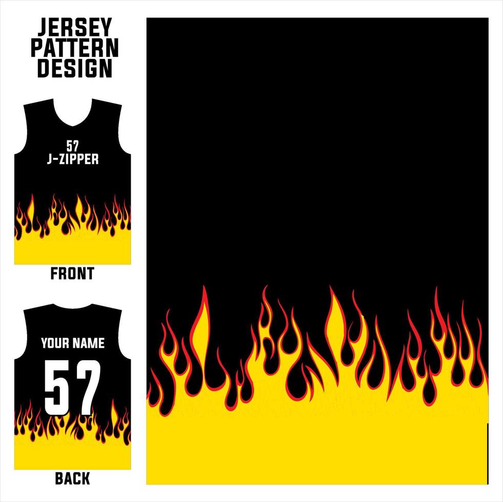 jersey design vector abstract pattern template display front and back for football teams, basketball, cycling, baseball, volleyball, racing, etc.