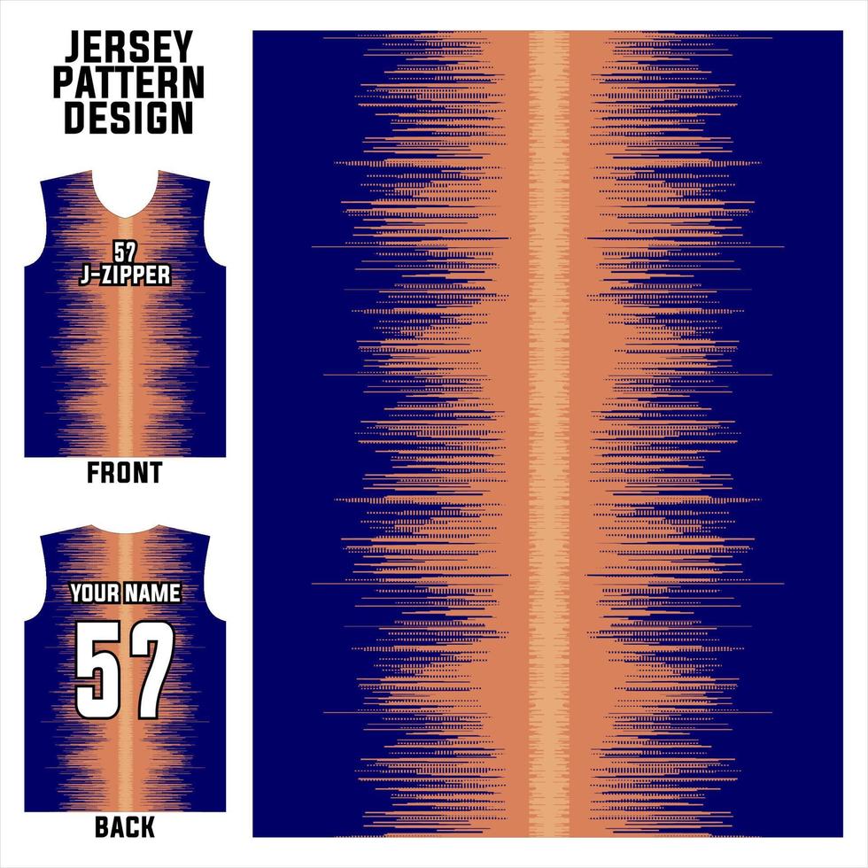 jersey design vector abstract pattern template display front and back for football teams, basketball, cycling, baseball, volleyball, racing, etc.