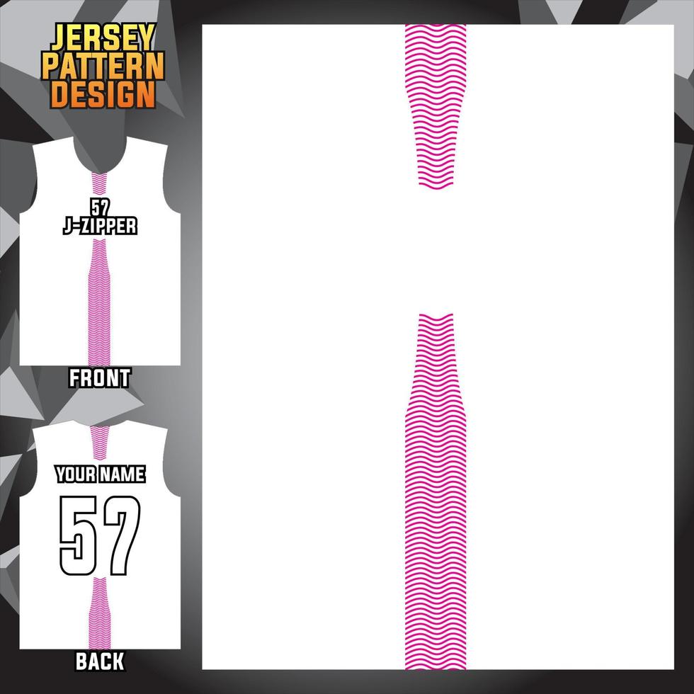 jersey design vector abstract pattern template display front and back for football teams, basketball, cycling, baseball, volleyball, racing, etc.