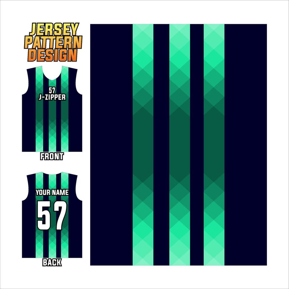 patrón de diseño abstracto para la impresión de camisetas deportivas. plantillas de camisetas sublimes para fútbol, bádminton, ciclismo, baloncesto, voleibol, etc. vector