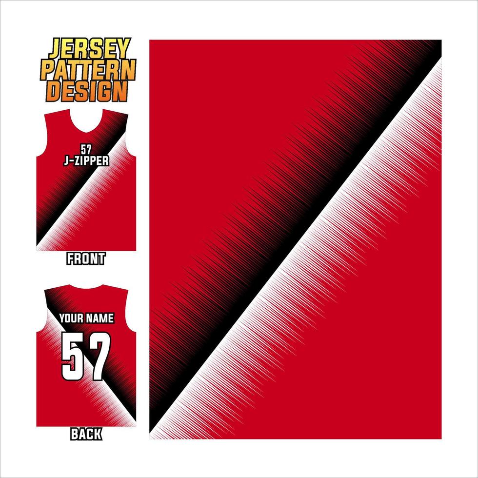 Abstract design pattern for sports jersey printing. sublime jersey templates for soccer, badminton, cycling, basketball, volleyball, etc vector