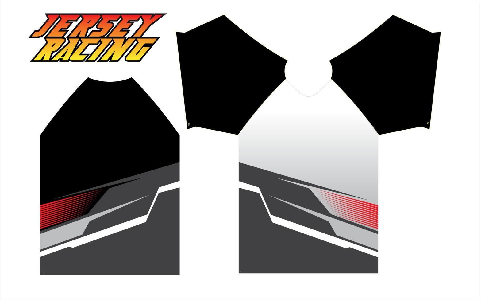 colorful racing jersey design patterns for printing and sublime vector