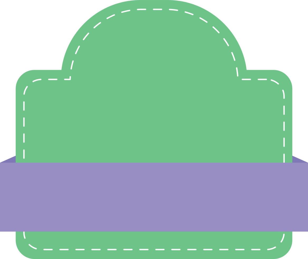 Green Label Icon Design vector
