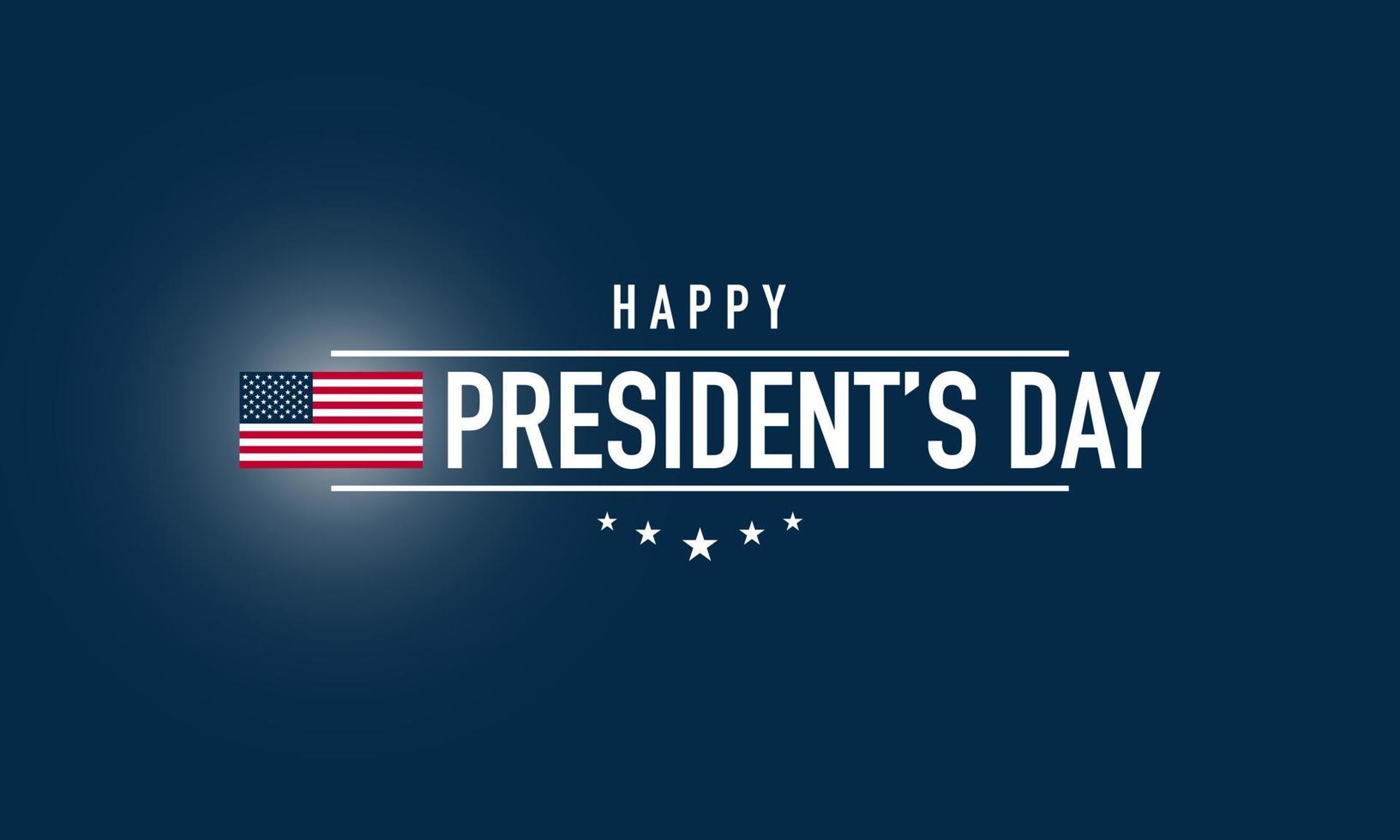 President's Day Background Design. Vector Illustration.