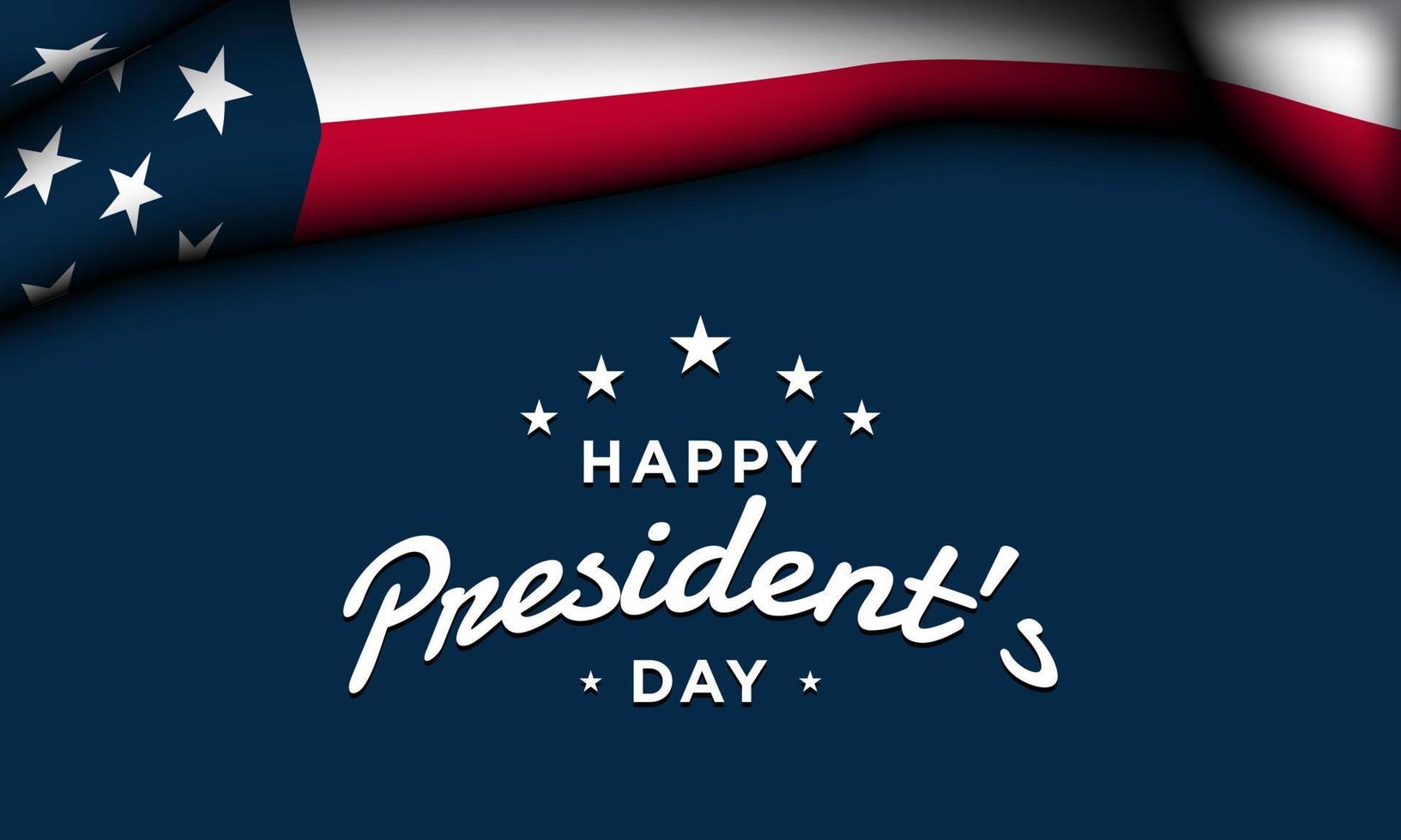 President's Day Background Design. Vector Illustration.