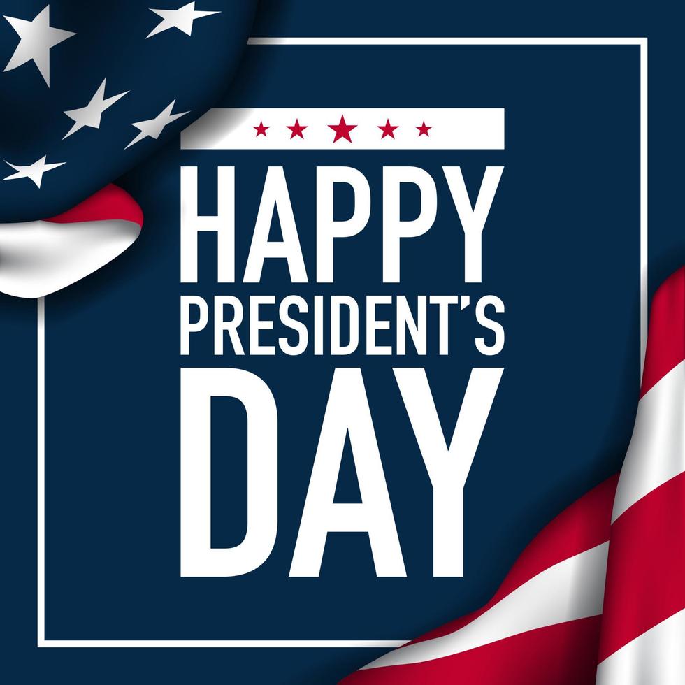 President's Day Background Design. Vector Illustration.