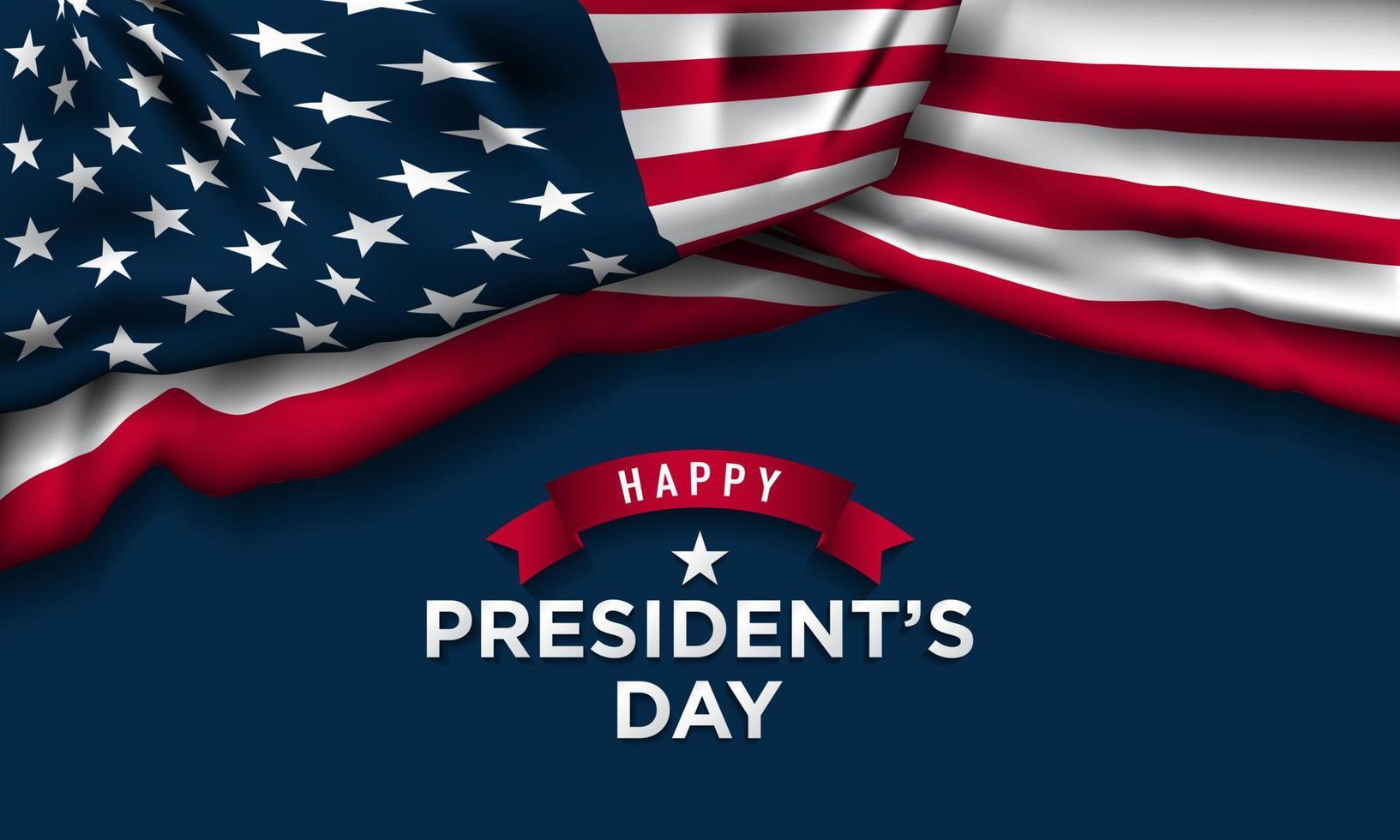 President's Day Background Design. Vector Illustration.