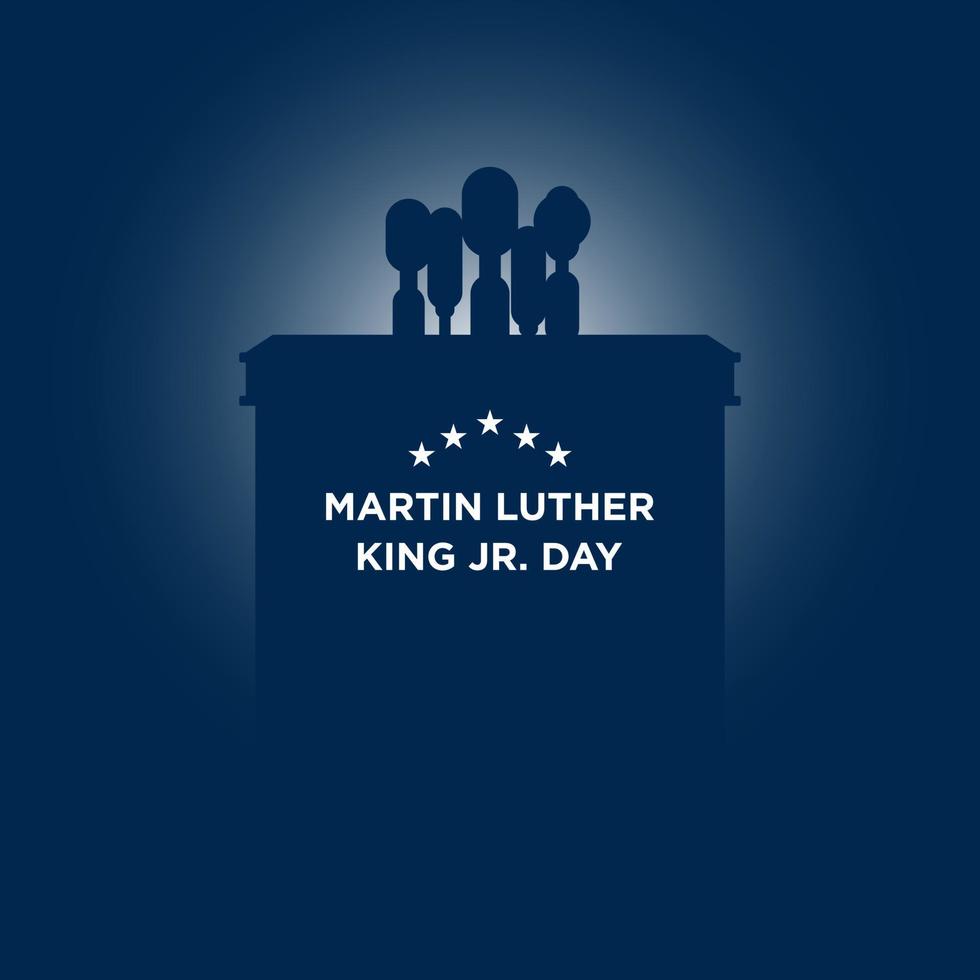 Martin Luther King Jr. Day Background. Vector Illustration.