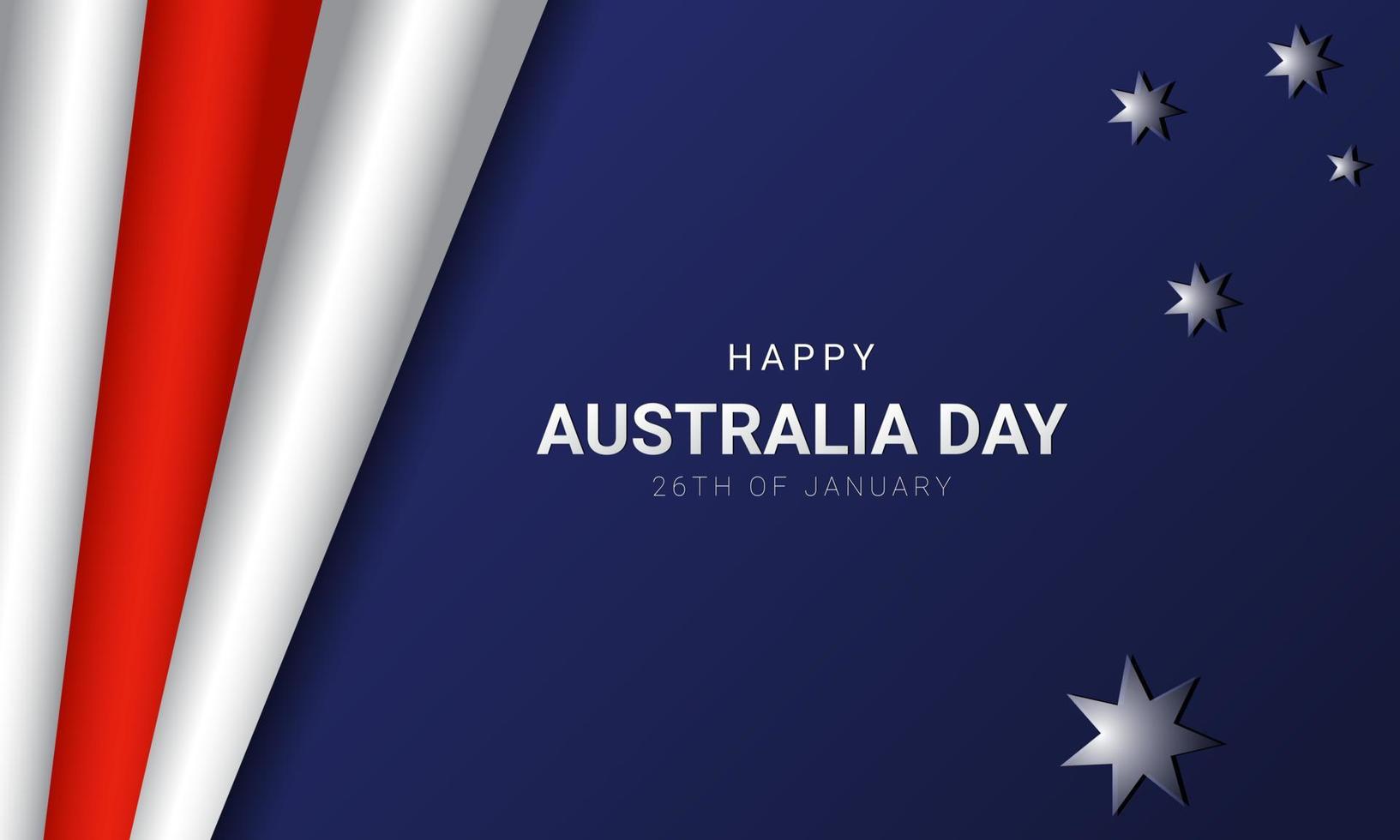 diseño de fondo del día de australia. ilustración vectorial vector