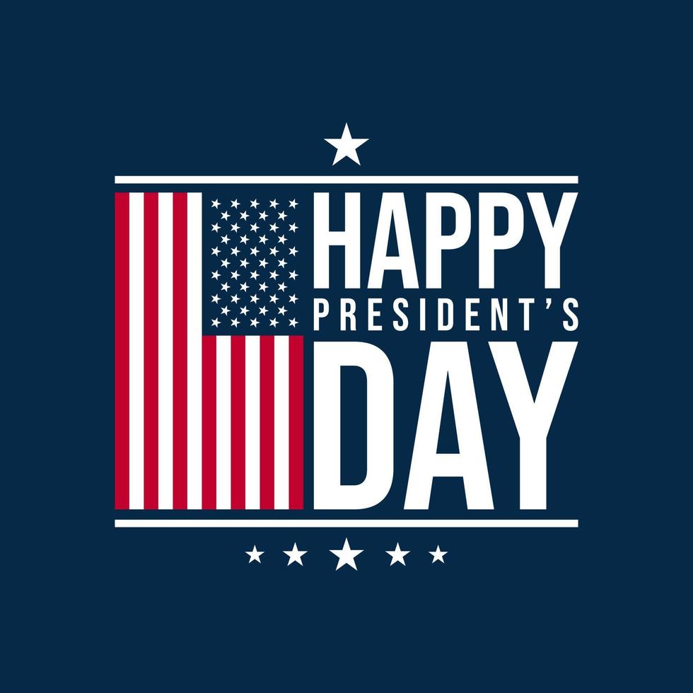 President's Day Background Design. Vector Illustration.