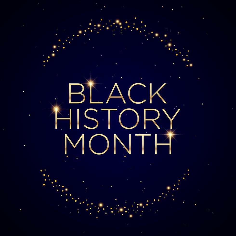 Black History Month Background Design. Vector Illustration.