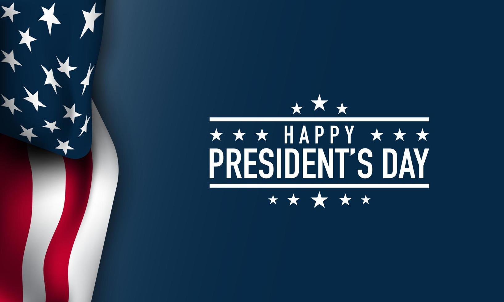 President's Day Background Design. Vector Illustration.