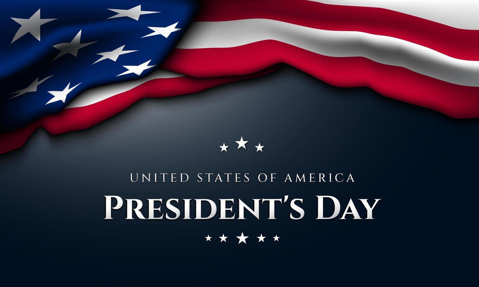 President's Day Background Design. Vector Illustration.