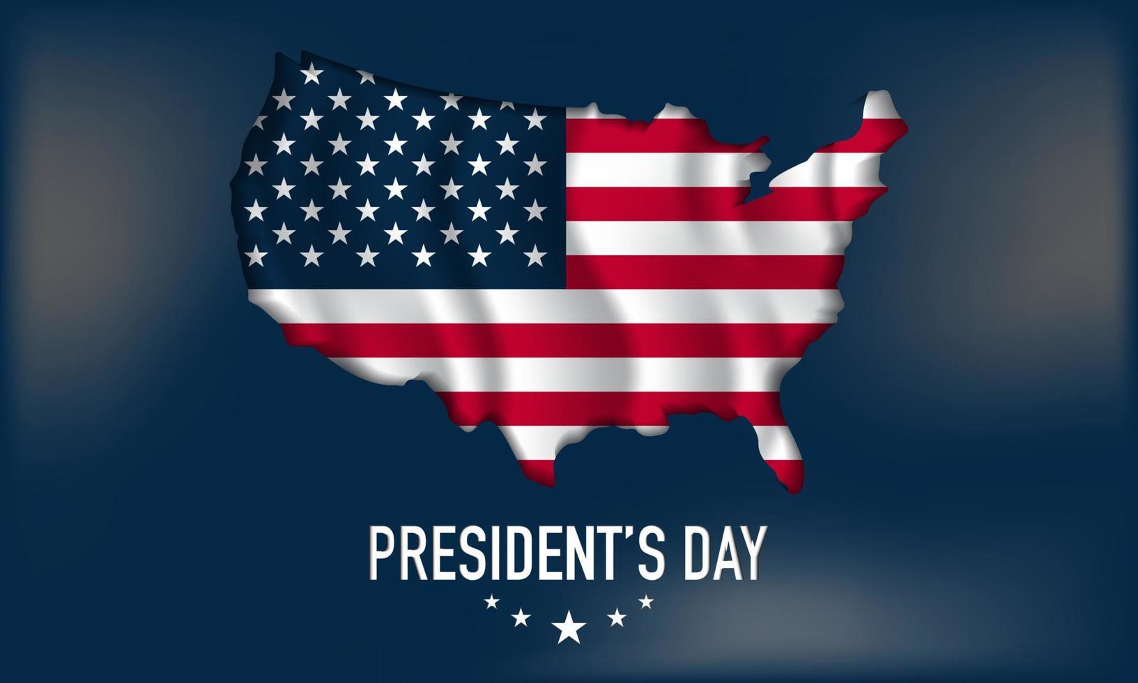 President's Day Background Design. Vector Illustration.