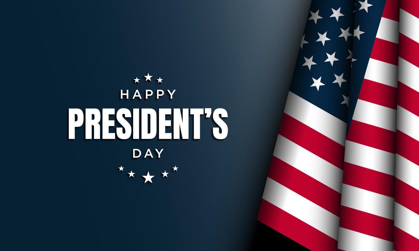 President's Day Background Design. Vector Illustration.