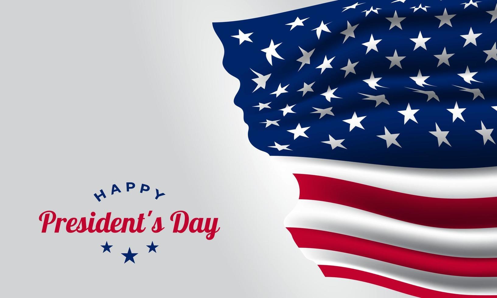 President's Day Background Design. Vector Illustration.