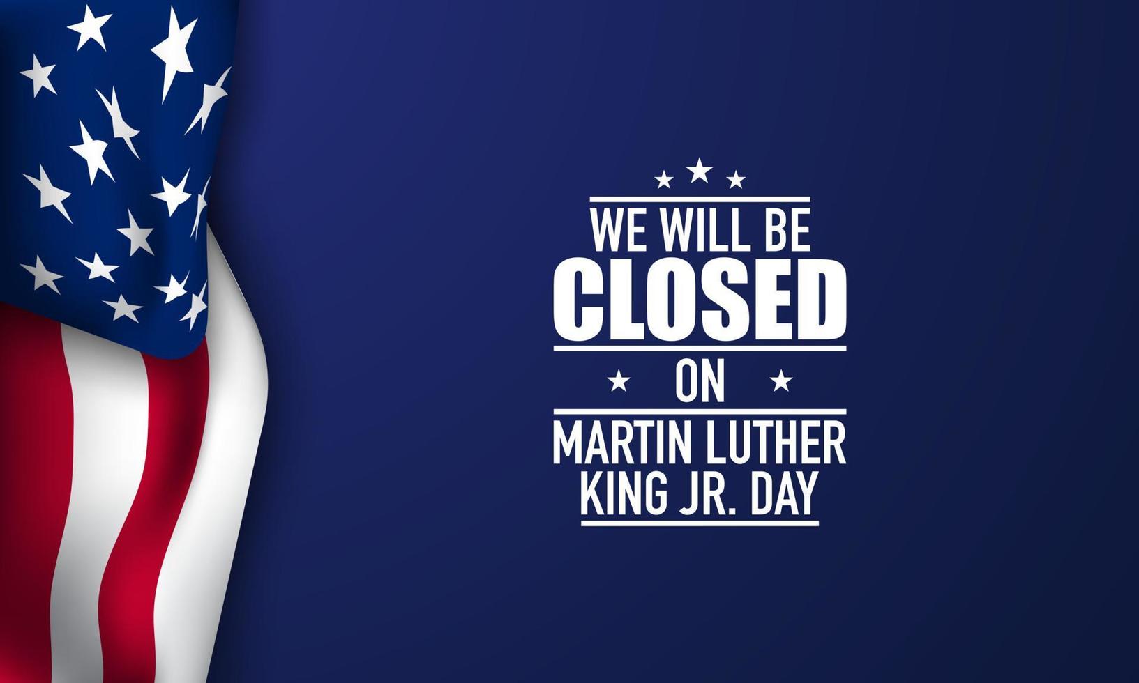 Martin Luther King Jr. Day Background. Vector Illustration.