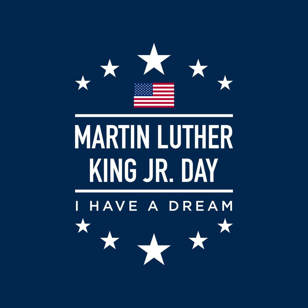 Martin Luther King Jr. Day Background. Vector Illustration.