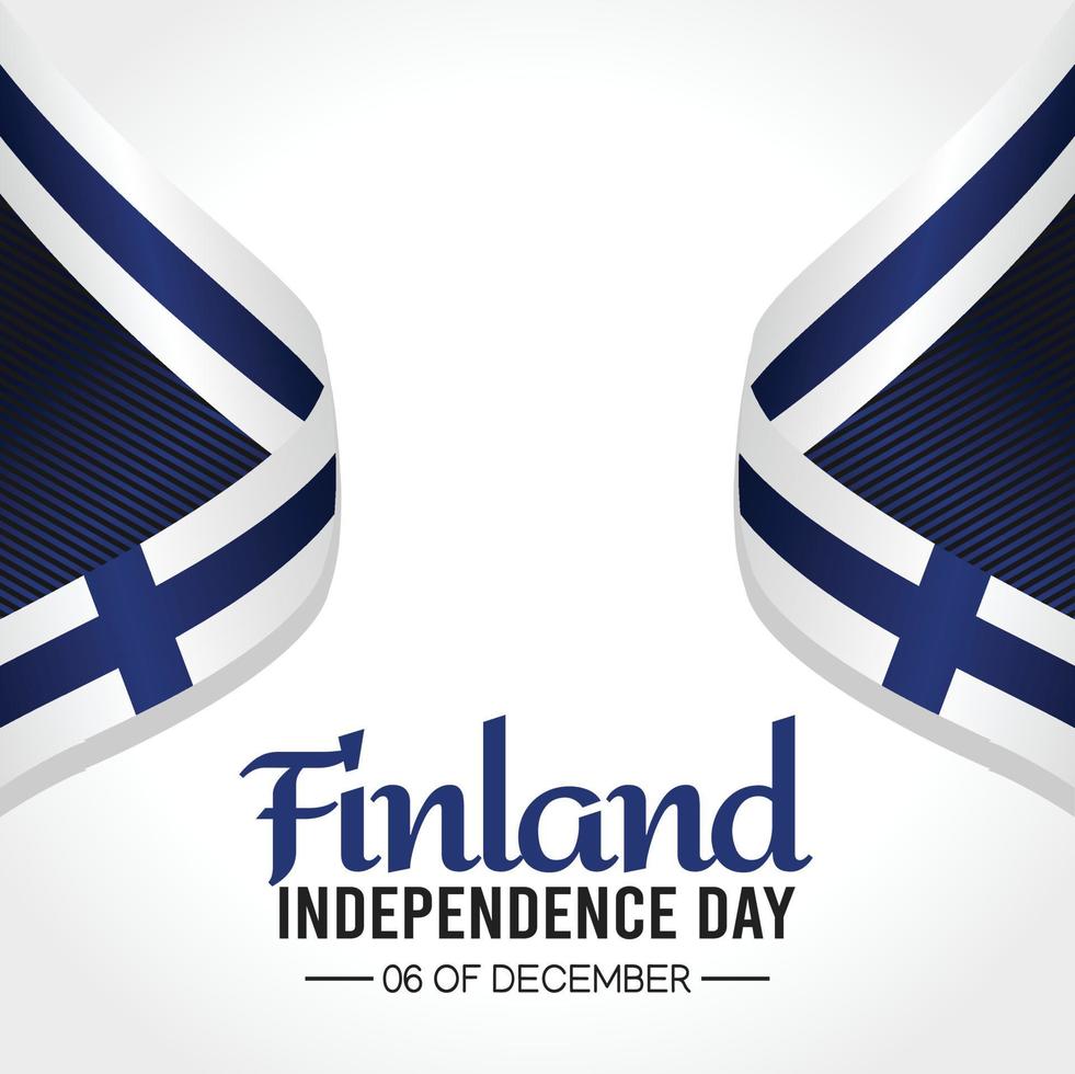 Finland Independence Day Vector Illustration. Suitable for greeting card poster and banner.