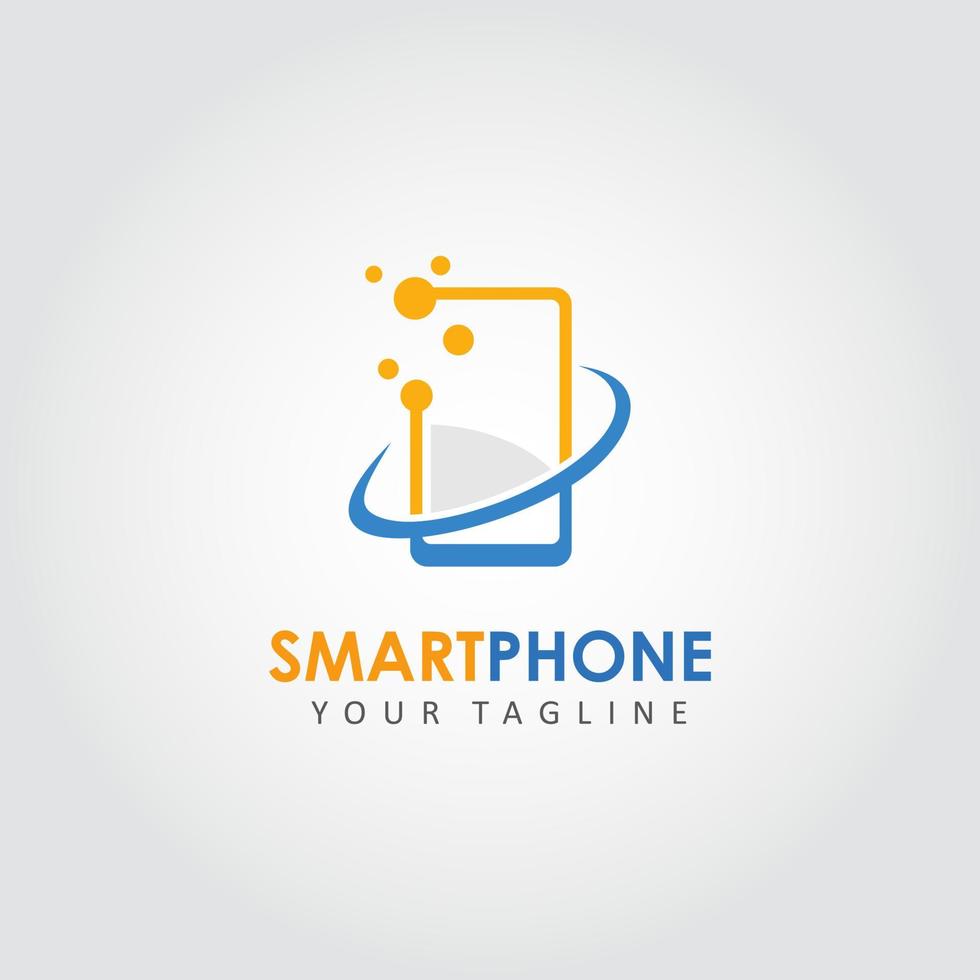 Smartphone logo design vector. Suitable for your business logo vector