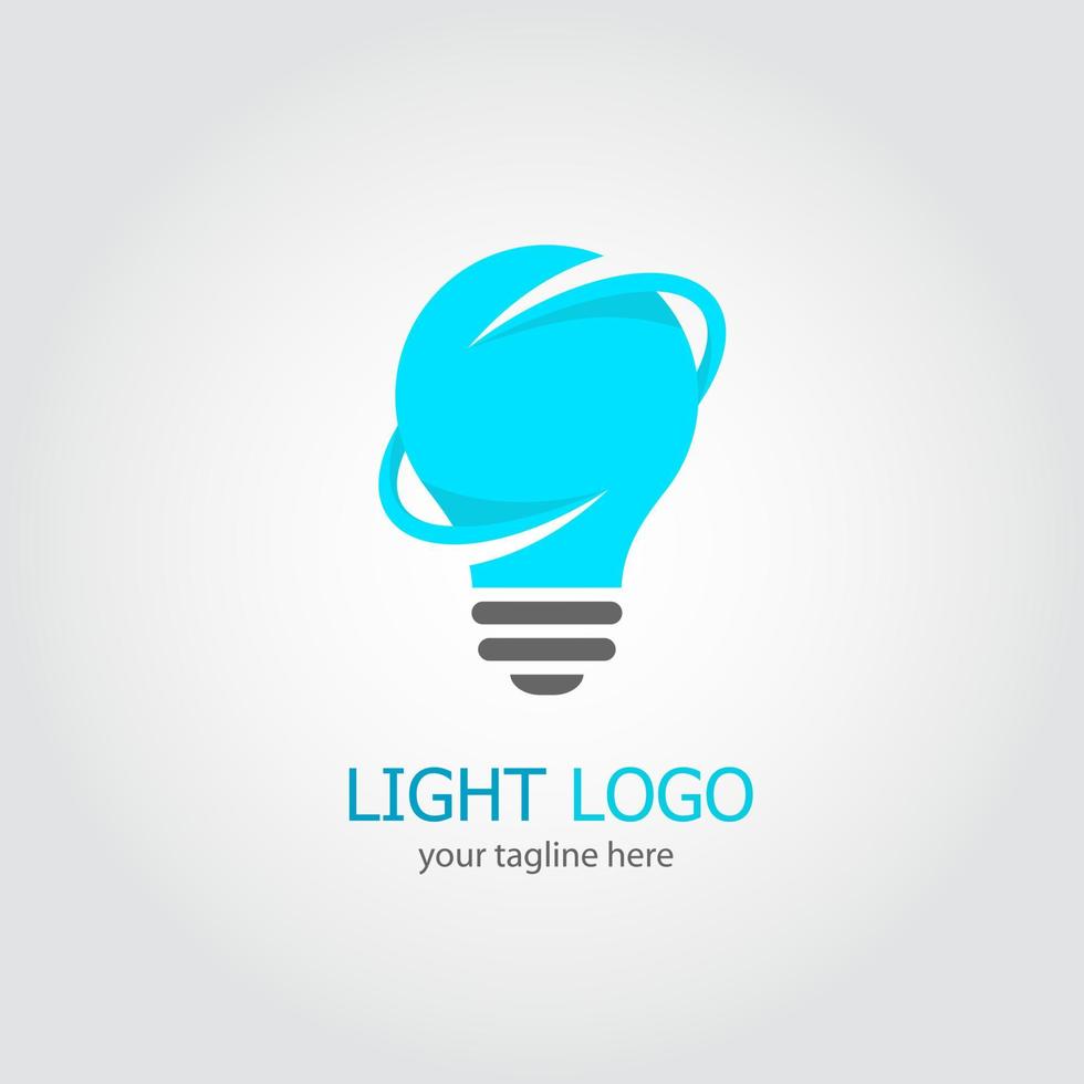 Light logo design vector. Suitable for your business logo vector