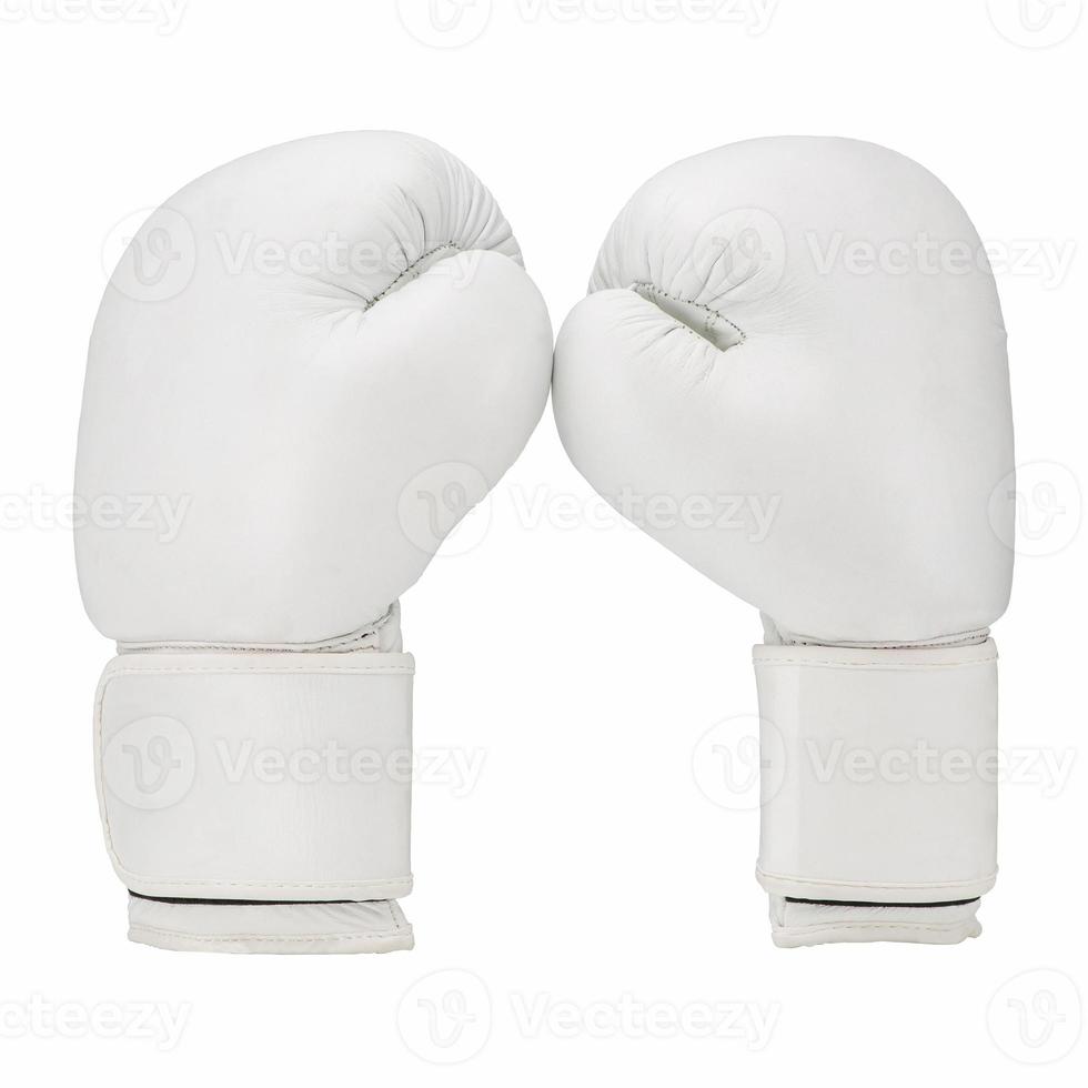 boxing gloves isolated on white background. sportswear photo