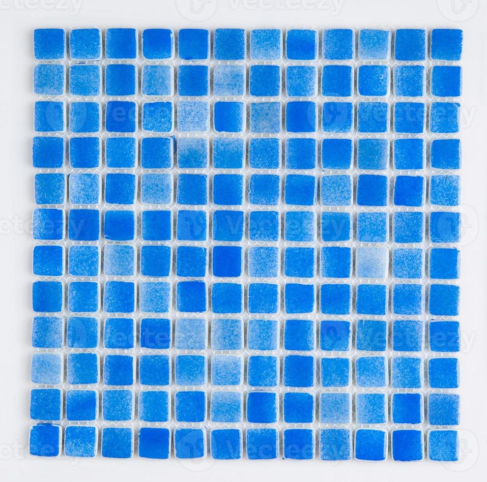 little blue ceramic tile, top view, majolica. for the catalog photo