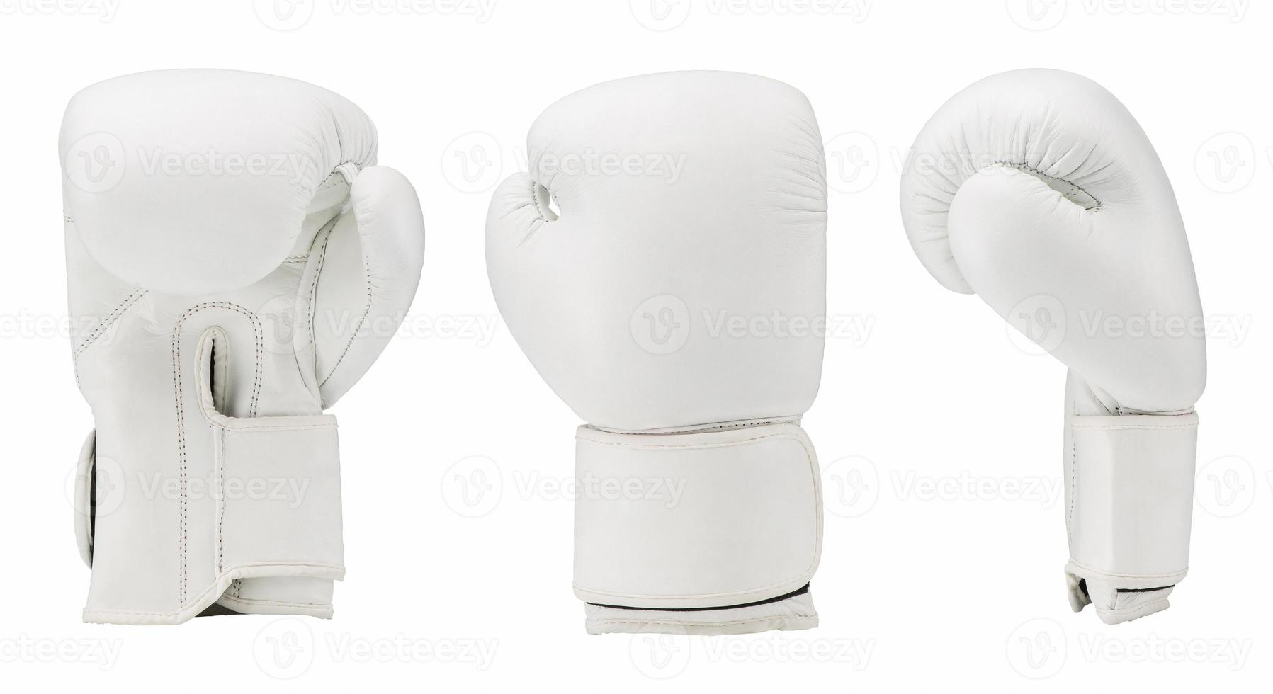 boxing gloves isolated on white background. sportswear photo