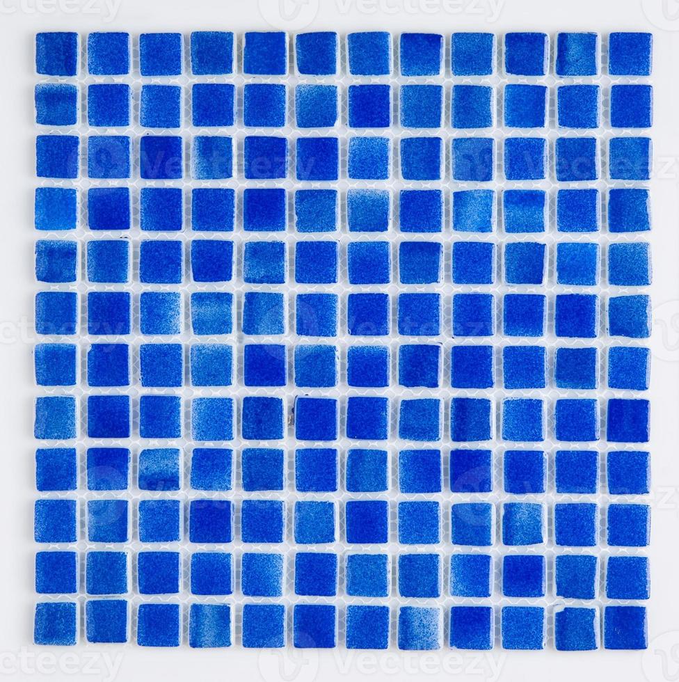 little blue ceramic tile, top view, majolica. for the catalog photo