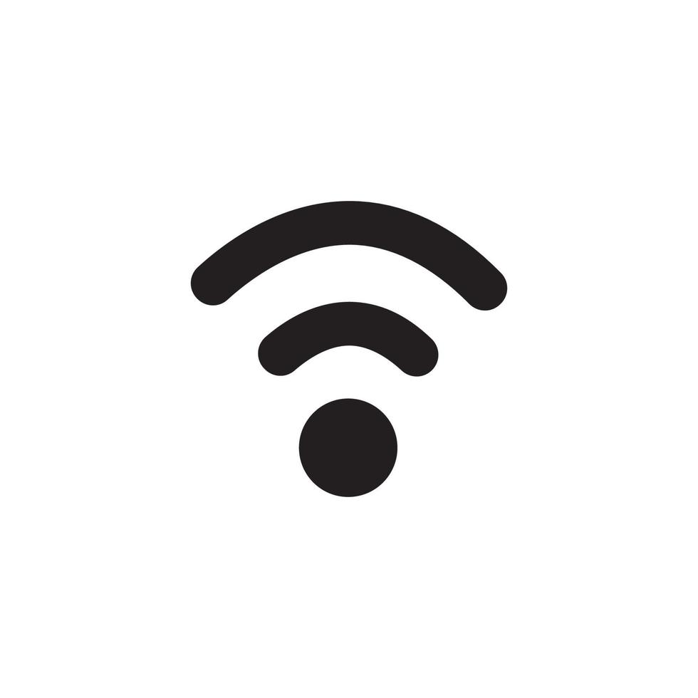 Wireless design logo template vector