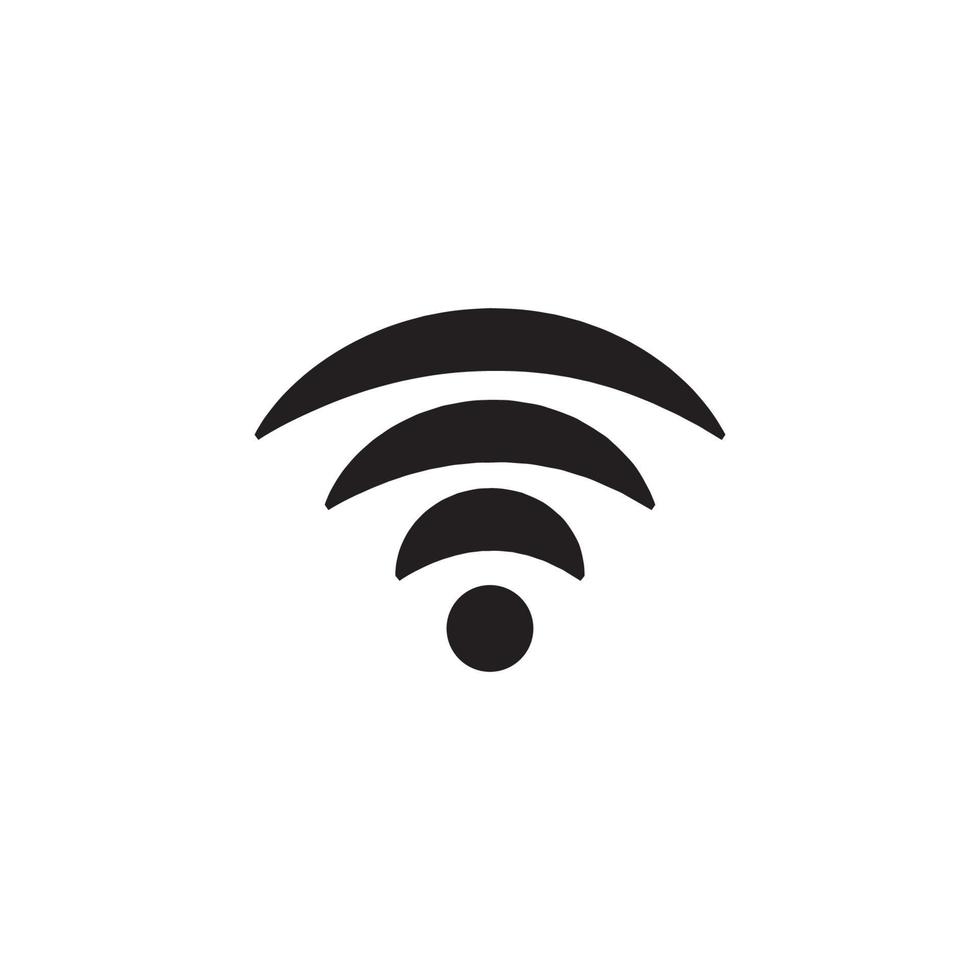 Wireless design logo template vector