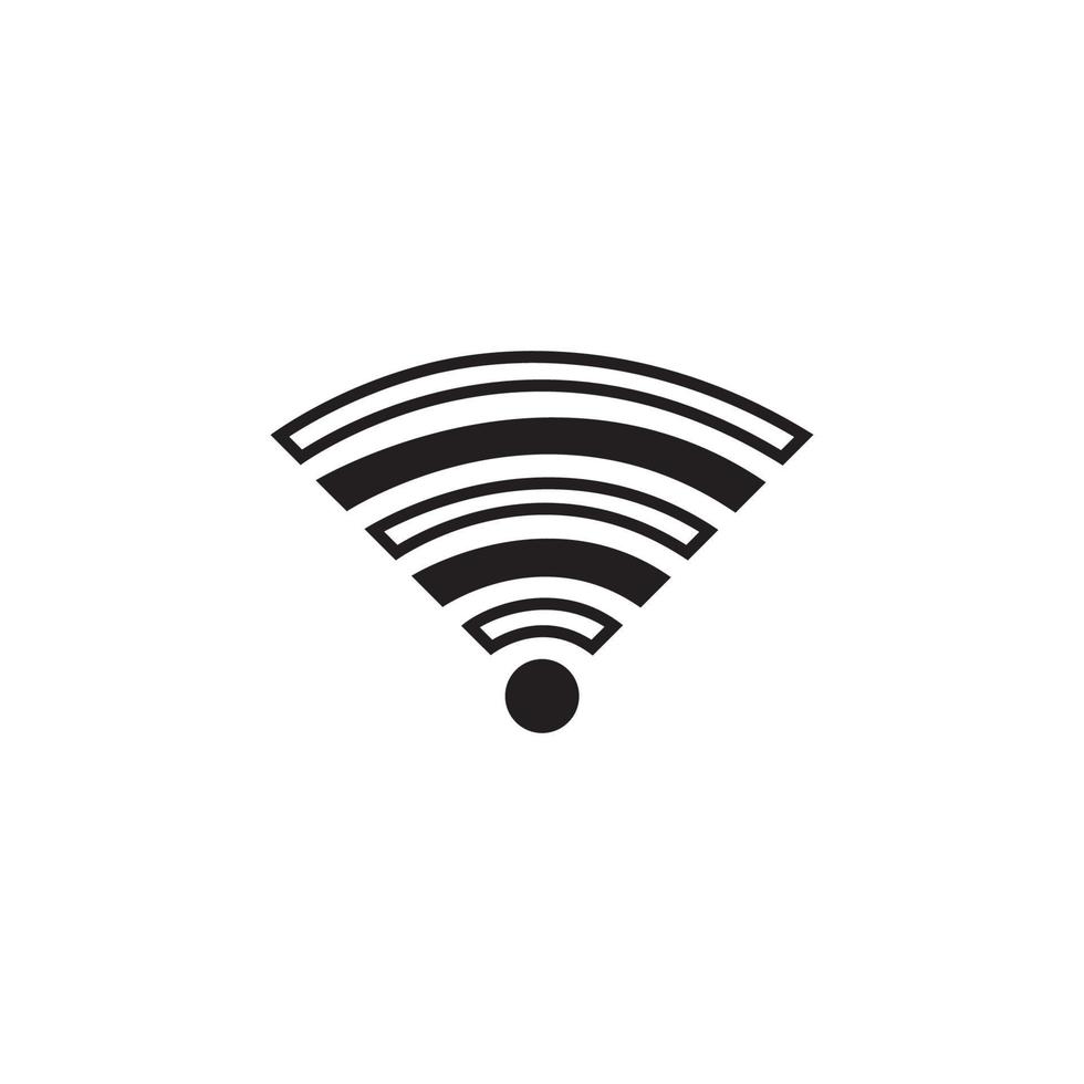 Wireless design logo template vector