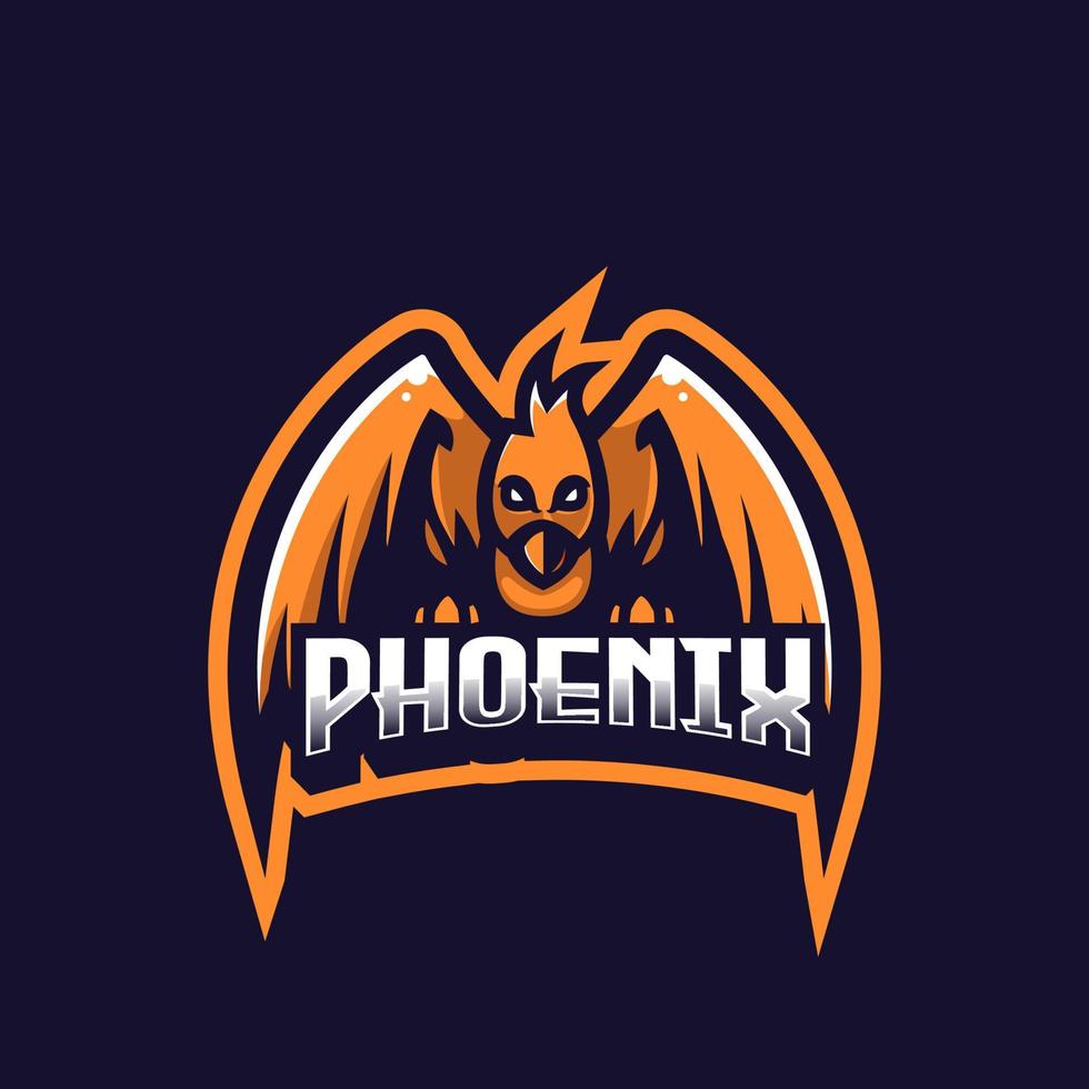 logotipo de fénix esport vector