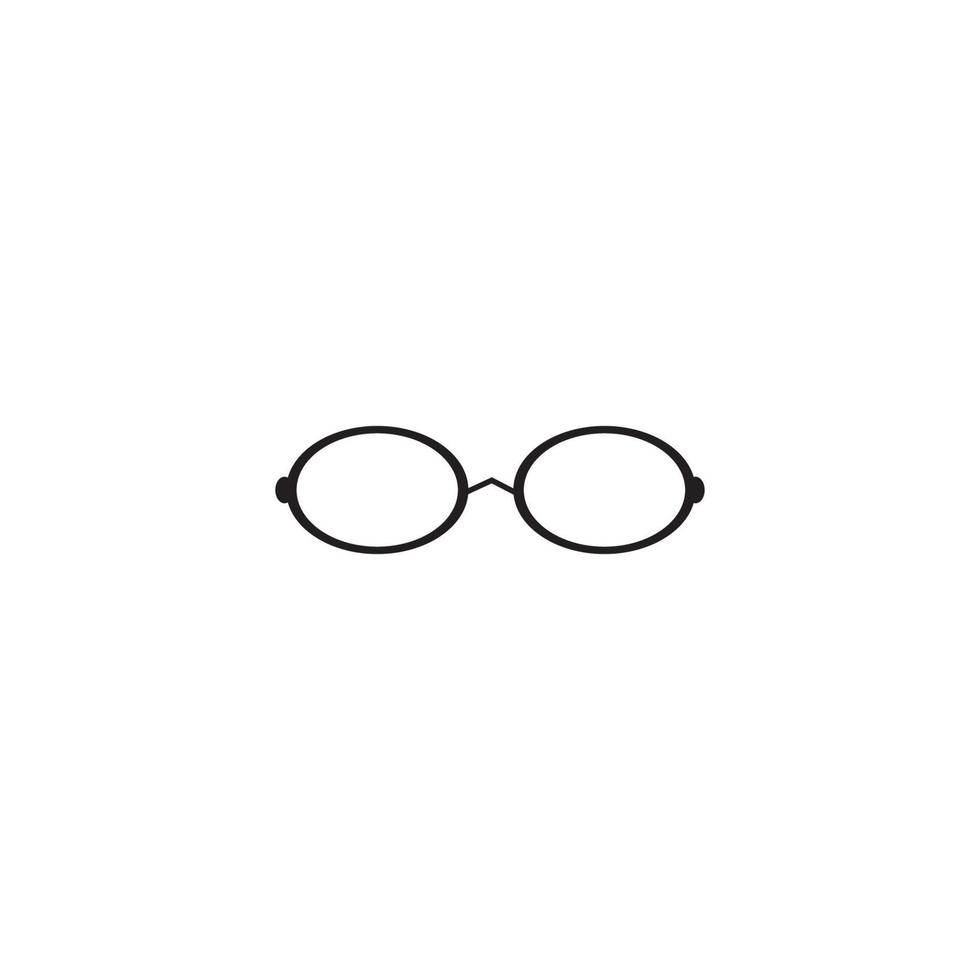 Glassess icon vector flat design