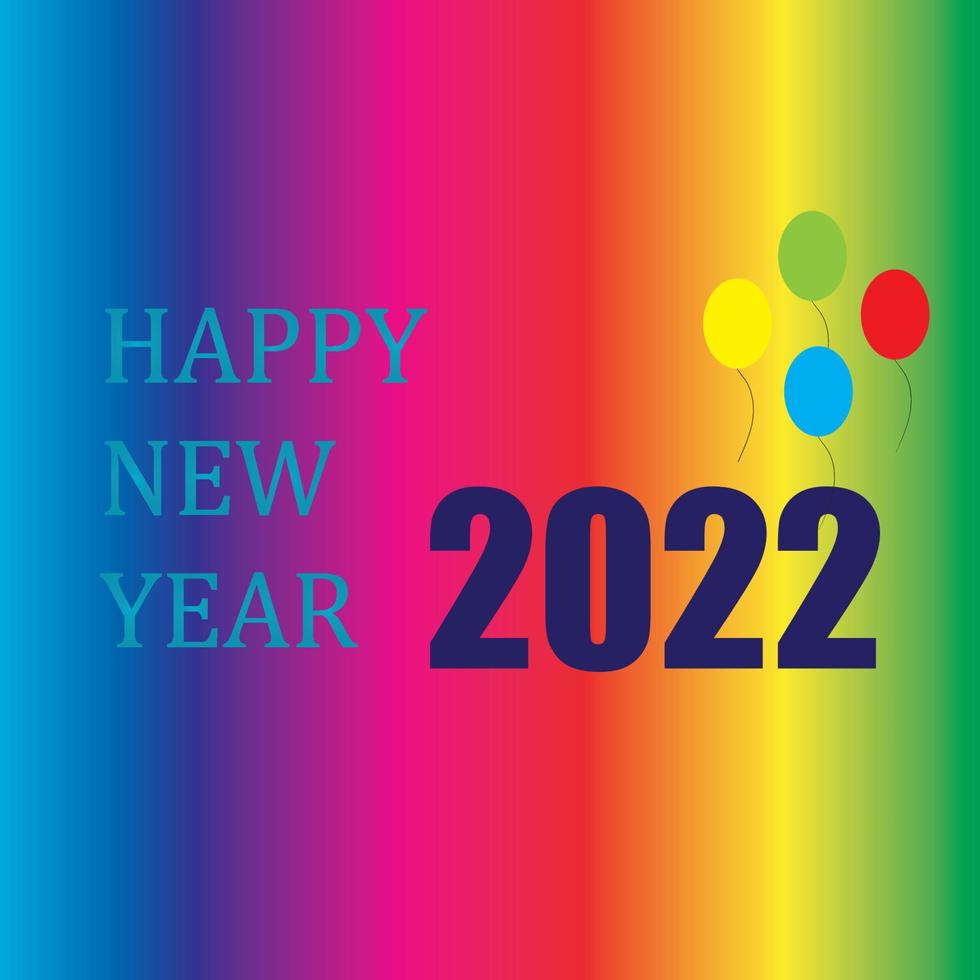Happy new year design template vector