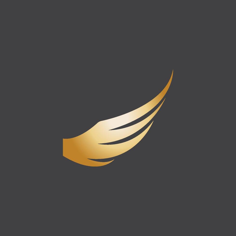 Wing illustration logo vector design