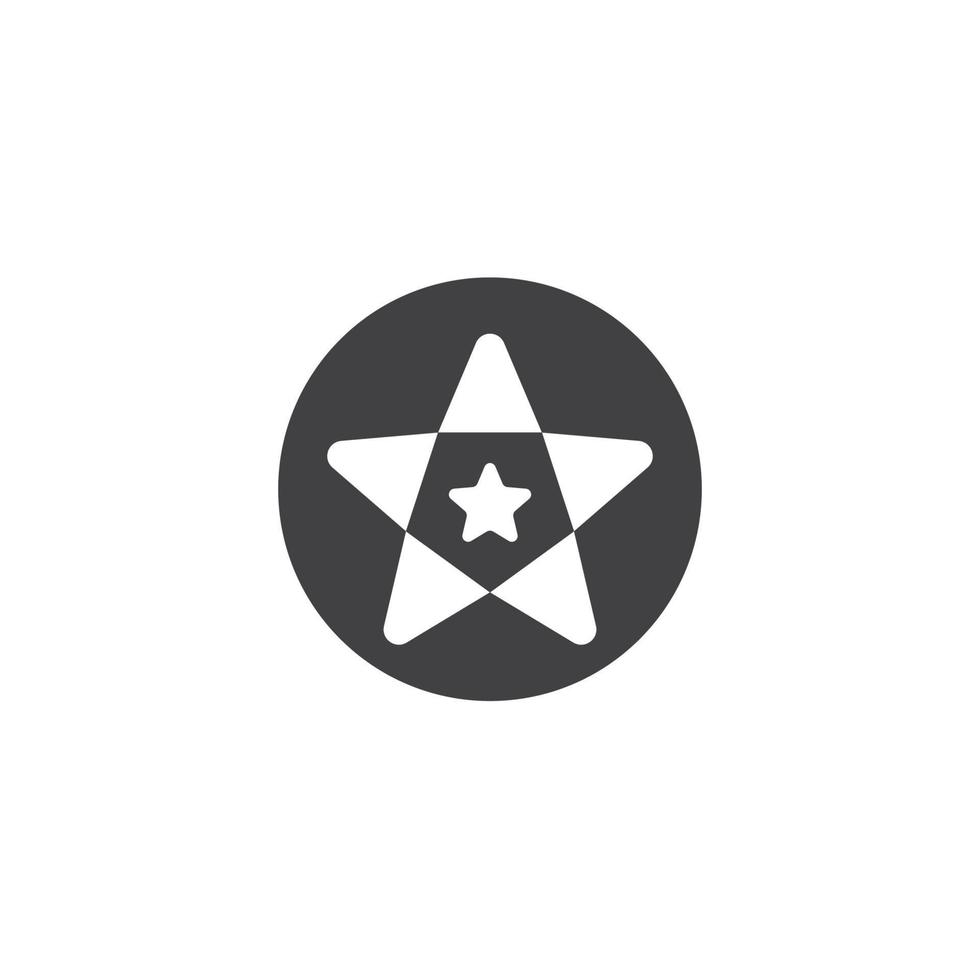 Star logo icon vector Template