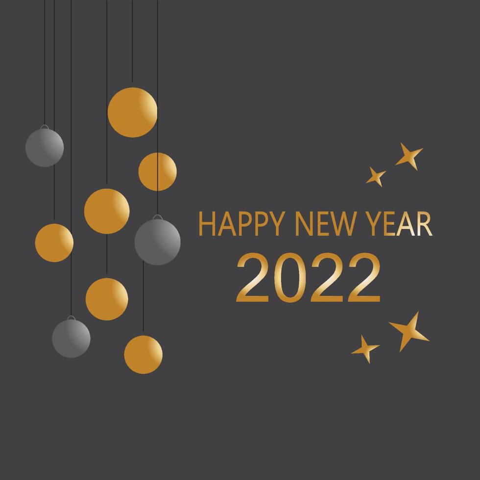Happy new year design template vector