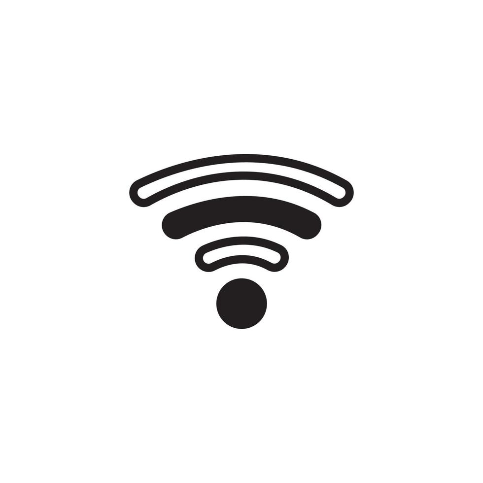 Wireless design logo template vector