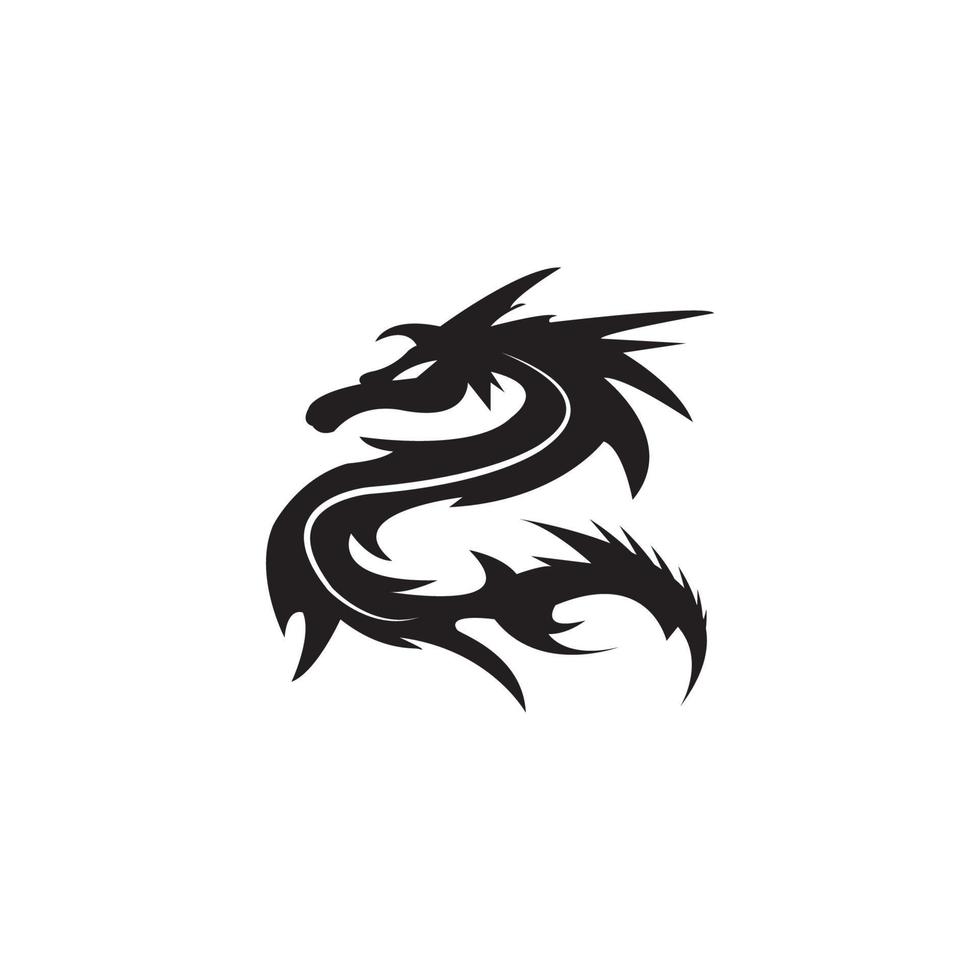 Dragon vector icon illustration