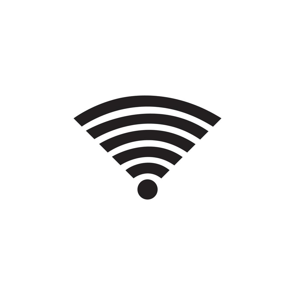 Wireless design logo template vector