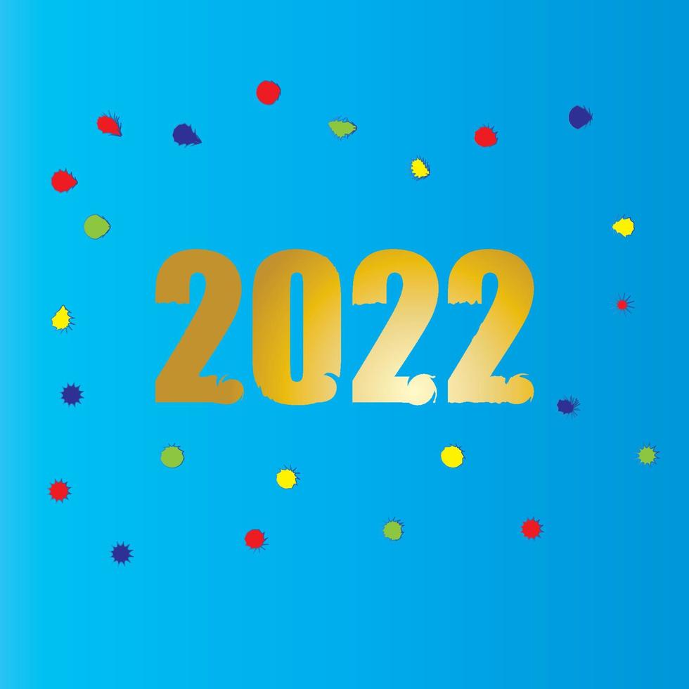 Happy new year design template vector