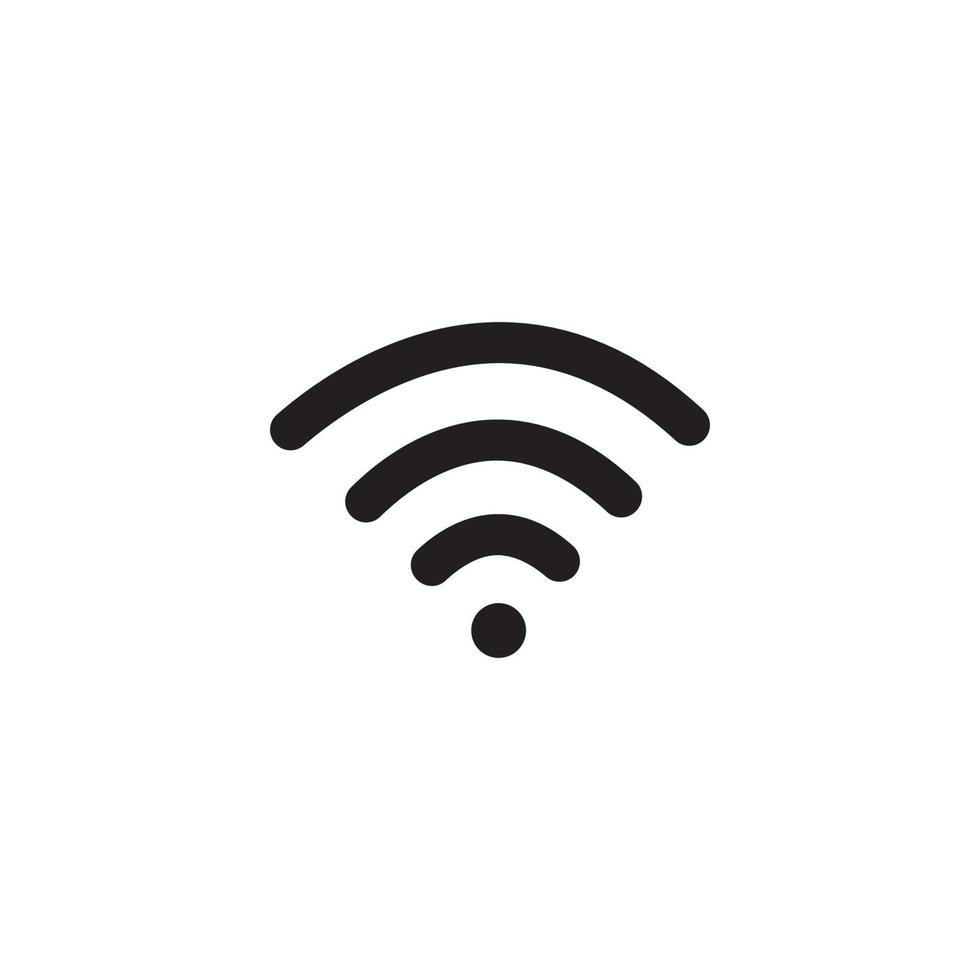 Wireless design logo template vector