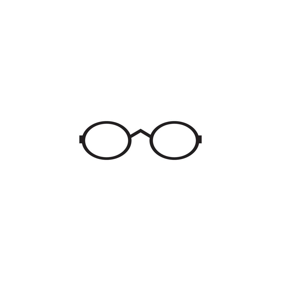 Glassess icon vector flat design