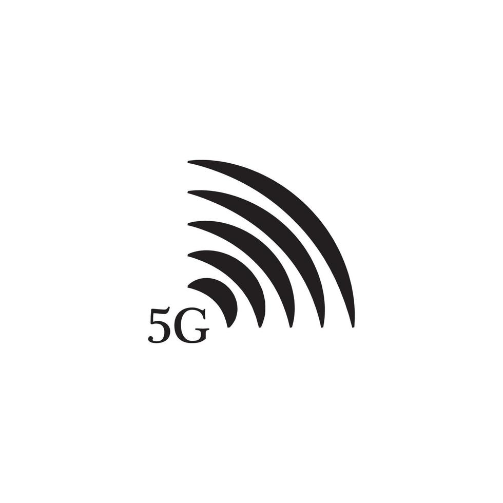 5G Icon vector flat design