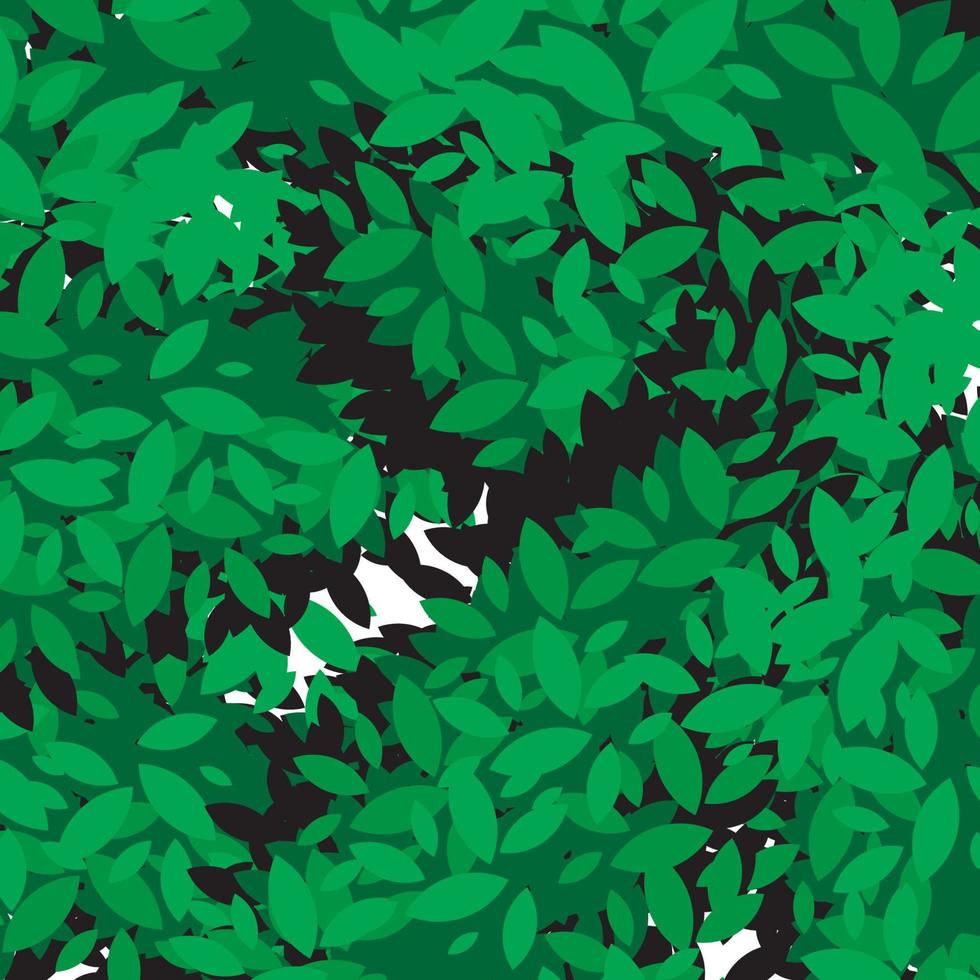 Print green foliage background design, suitable for backgrounds, wallpapers, or t-shirts. vector