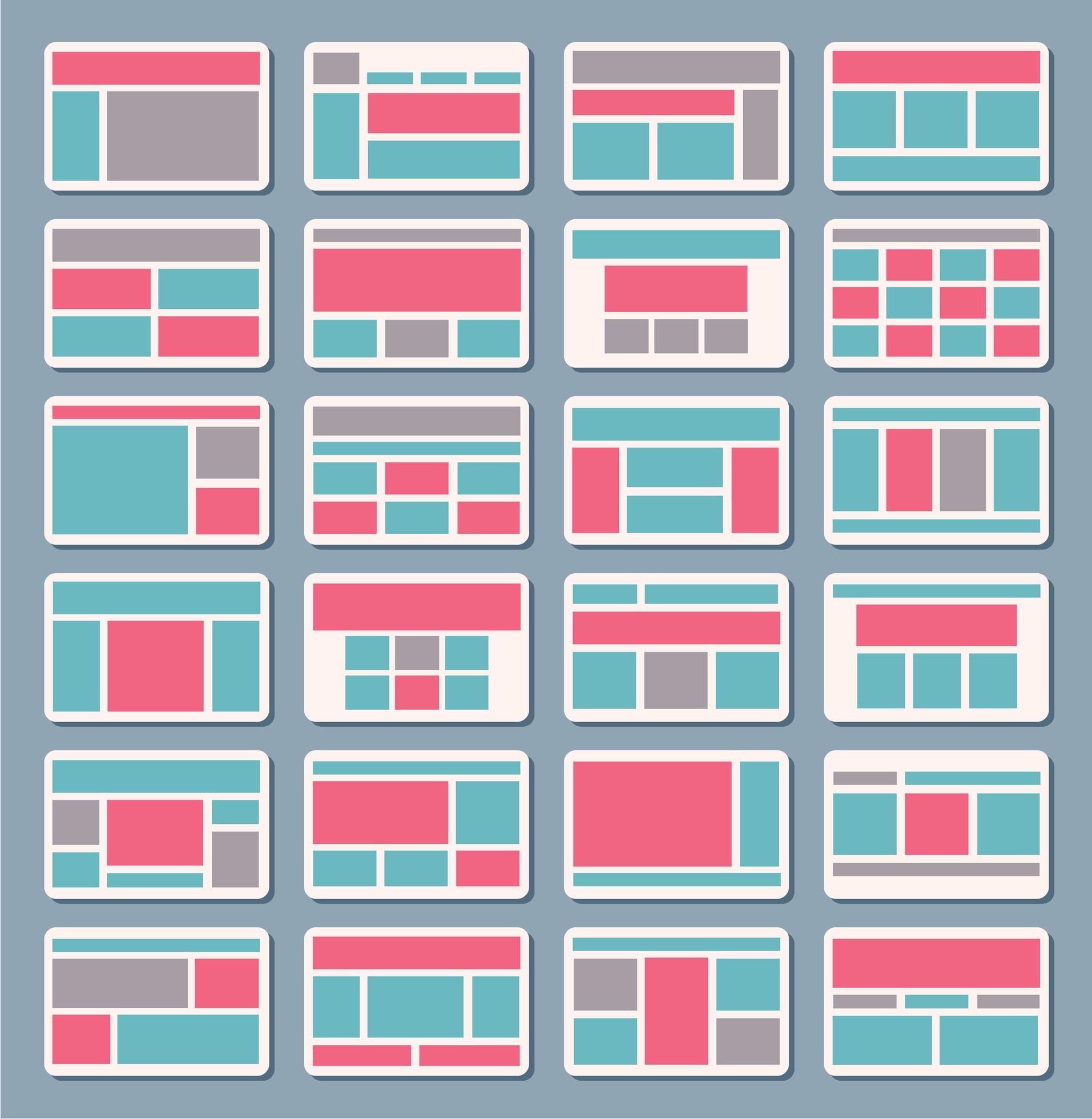 Set of vector flowchart navigation 5144825 Vector Art at Vecteezy