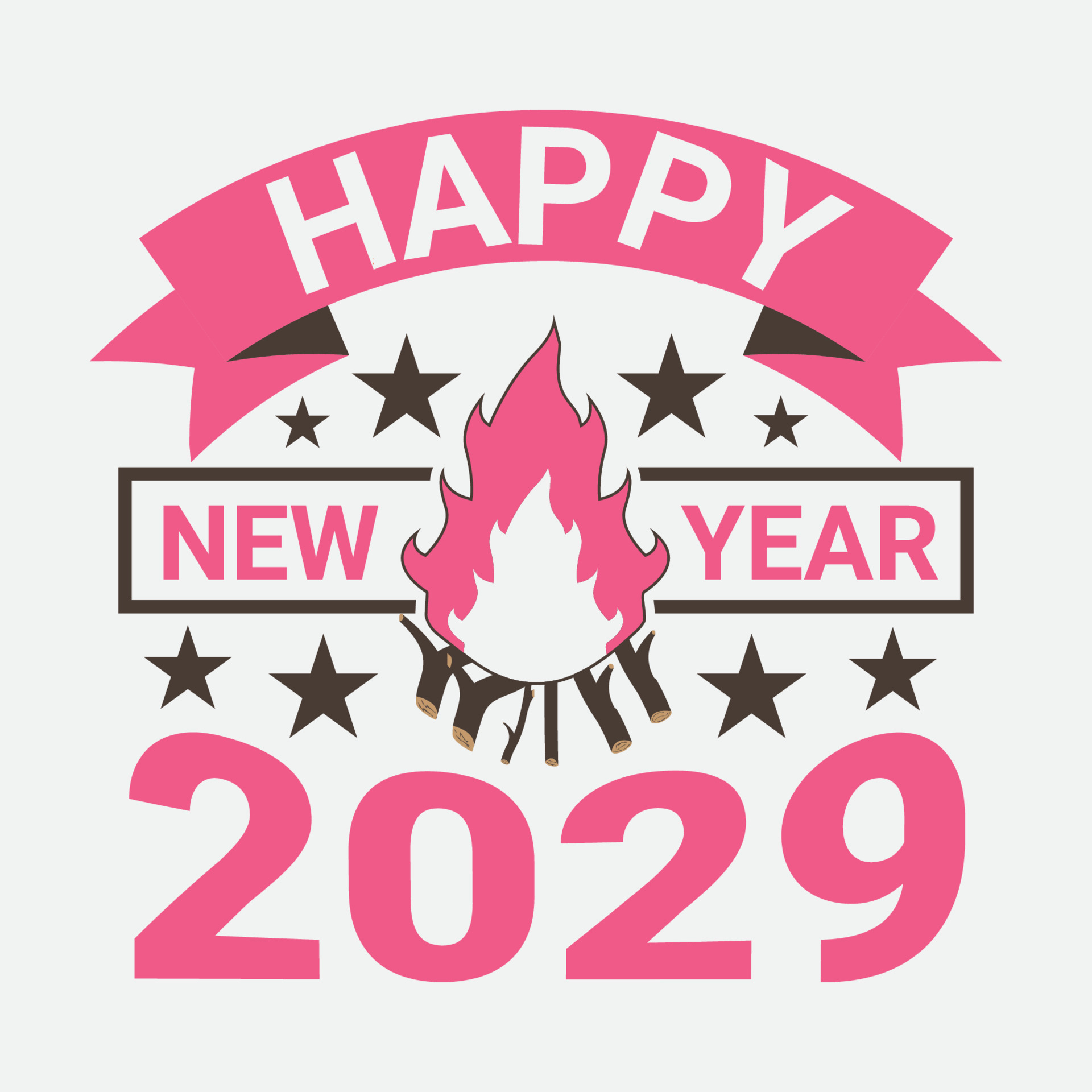 Happy New Year 2029 T Shirt Design 5145057 Vector Art at Vecteezy