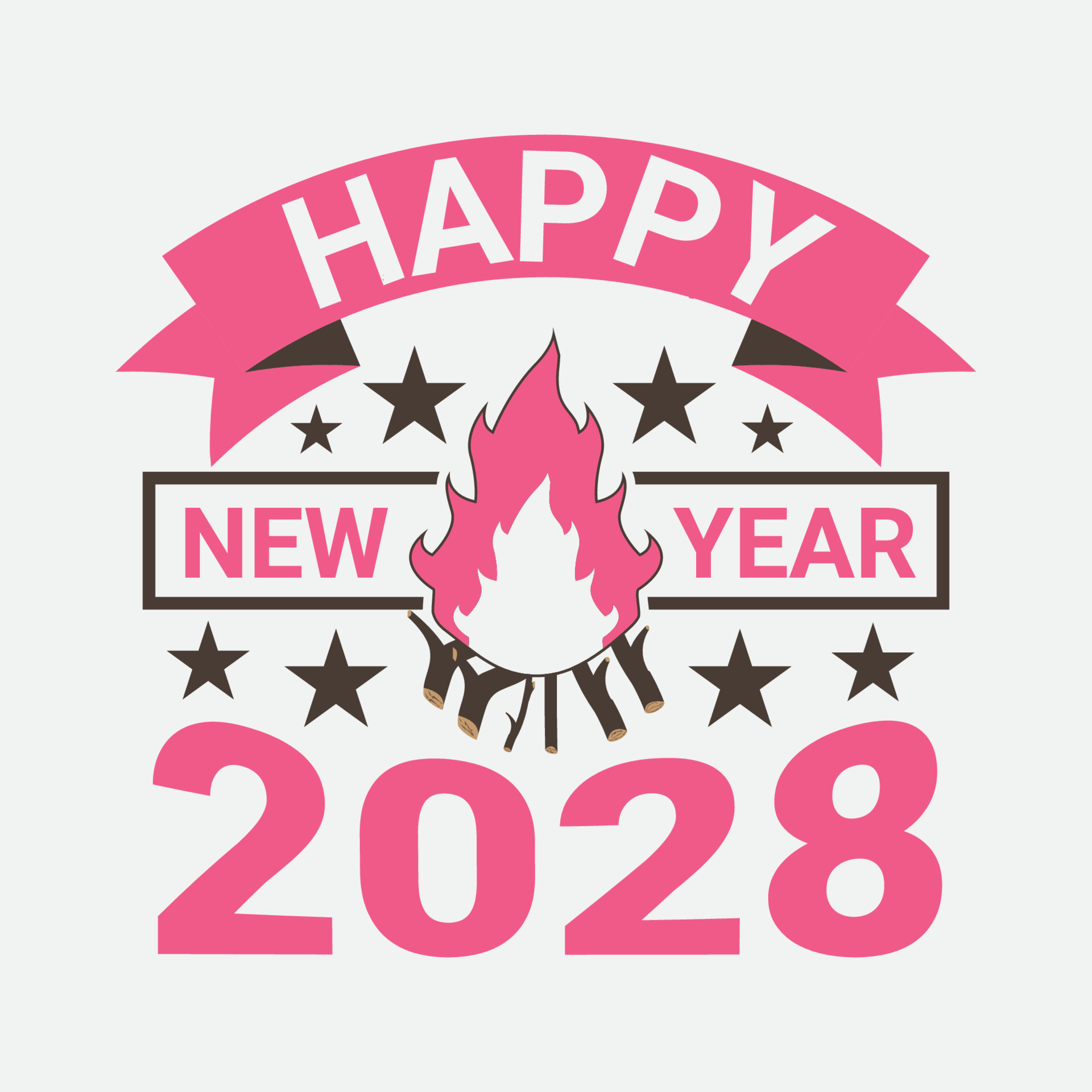 Happy New Year 2028 T Shirt Design 5145063 Vector Art At Vecteezy